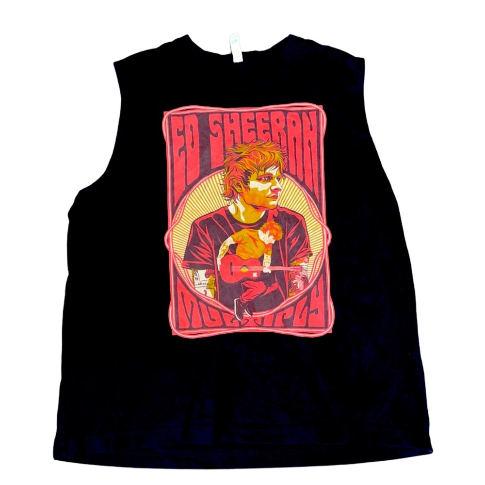 Ed Sheeran “Multiply” Official Concert Merch: Ladies Sleeveless Tank Top: XL